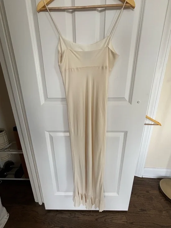 Reformation Suki Ivory Dress Size 0 - Picture 5 of 6